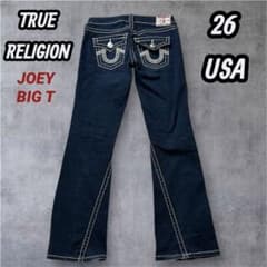 Y2K トゥルーレリジョン JOEY BIG T デニム 28 USA製 フレア Y2K TRUE RELIGION JOEY BIG T フレアデニム USA - メルカリ