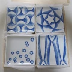 よし様　【新品】miyama　角皿13㎝　４枚組のサムネイル