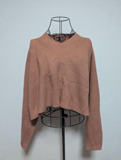 STYLEMIXER Cross Back Rib Knit Pullover