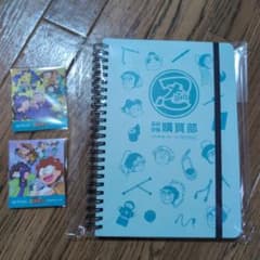【匿名配送】忍たま乱太郎 忍術学園購買部 ノート＆ステッカーセット