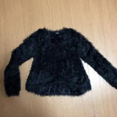 ♡ シャギーニット　黒ニット♡のサムネイル