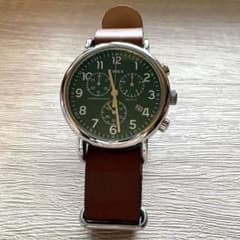 完売モデル】TIMEX WEEKENDER クロノグラフ グリーン - メルカリ