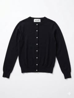 【美品】ROPE ロペ 黒 カーディガン ビジュー ボタンのサムネイル