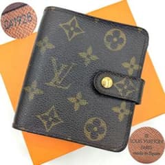 LOUIS VUITTON モノグラム コンパクトジップ 二つ折り財布 - メルカリ