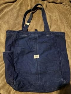 PORTER 縦長　トートバッグA4可　 キャンバス　藍色のサムネイル
