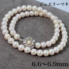 本真珠 ✨ジュエリーマキ ネックレス パール 約6.6-6.9mm Pearl - メルカリ