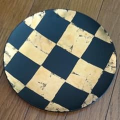 漆器 市松皿 黒塗金箔 代官山ヒルサイドテラス 山田平安堂 漆器 市松皿 黒塗金箔 代官山ヒルサイドテラス 山田平安堂 - メルカリ