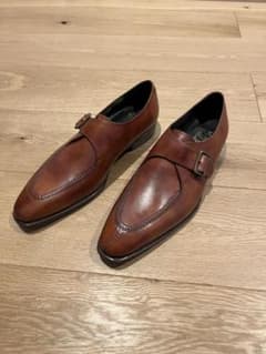 Perfetto シングルモンクストラップシューズ UK6.5 定価7万円程度