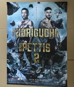 RIZIN.47 堀口恭司 セルジオ・ペティス 直筆サイン入りポスター RIZIN.47 堀口恭司 セルジオ・ペティス 直筆サイン入りポスター - メルカリ