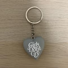 Girls Don't Cry ハート キーホルダー グレーのサムネイル