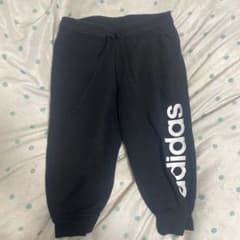 七分丈 メンズ レディース スウェット パンツ L 黒、グレー セットのサムネイル