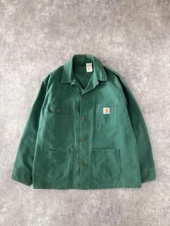 【レア】Carharttカーハートチョアコート裏地なしCU1058Cactus レア】Carharttカーハートチョアコート裏地なしCU1058Cactus - メルカリ