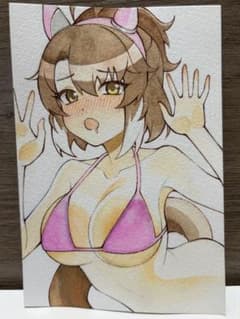 ト*ム様 ウマ娘 ダンツフレーム 手描きファンアート - メルカリ