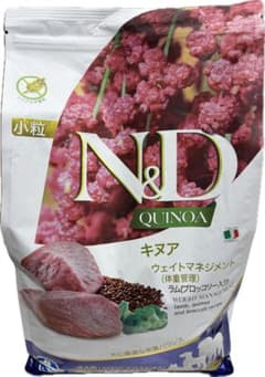 N&D QUINOA ウェイトマネジメント ラム 小粒2.5kg - メルカリ