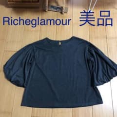 Riche glamour パフスリーブ　カットソー トップスのサムネイル