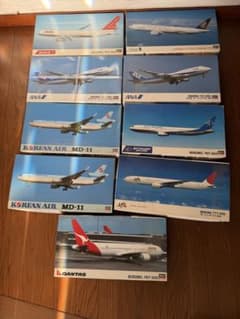 航空機　9箱モデルキットセット 767-300, MD-11, 747-400 航空機 9箱モデルキットセット 767-300, MD-11, 747-400 - メルカリ