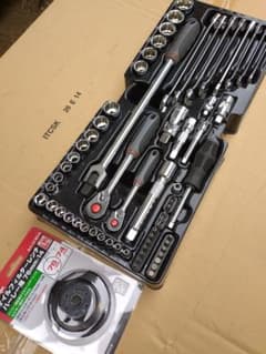 ソケットレンチセット フィルターレンチ ハーレー インチ工具セット ミラーツールのサムネイル