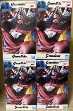 ワンピース Grandista BUGGY バギー フィギュア 4個セット
