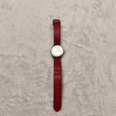 SWISS COLLECTION レッド　レザー腕時計　レディース