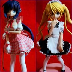 Rewrite シーンフィギュア メイド ルチア 静流 2体セット Rewrite リライト シーンフィギュア メイド 此花ルチア 中津静流