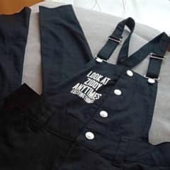 ZIDDY サロペット 黒のサムネイル