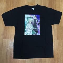 Dr.STONE 千空 ゲン Tシャツ ブラック 応援団のサムネイル
