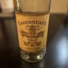 空瓶 Cadenhead's Cognac 25年 空瓶。レア箱付き。 空瓶 Cadenhead's Cognac 25年 空瓶。レア箱付き。 - メルカリ