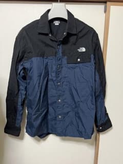 美品 ノースフェイス　ヌプシシャツ アーバンネイビー Mサイズのサムネイル