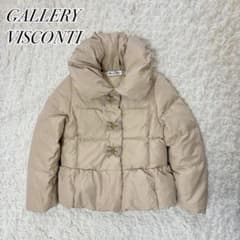 GALLERYVISCONTI ギャラリービスコンティ ダウン リボン ベージュ 
