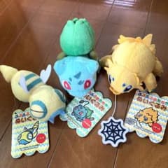 ポケモンセンター ポケモン ぶるぶる ぬいぐるみ バチュル フシギダネ ノコッチのサムネイル
