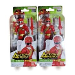 アクションヒーローシリーズ 05百獣戦隊ガオレンジャー ガオレッド 2個セット