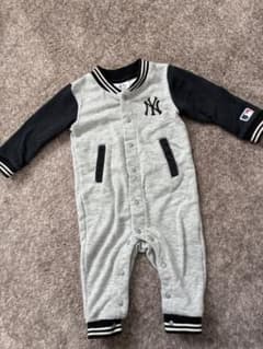 MLB グレー ブラック ロンパース 80cm カイタックファミリーのサムネイル