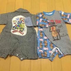 ロンパース 2枚 set 50〜60のサムネイル