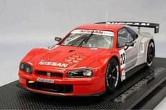 EBBRO NISSAN SKYLINE GT-R(R34) ミニカーのサムネイル