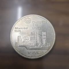1976年モントリオールオリンピック記念硬貨 10ドル - メルカリ