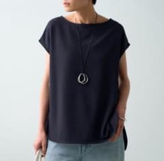 25SS極美品✨ラウンジドレス カットジョーゼットフレンチスリーブ 