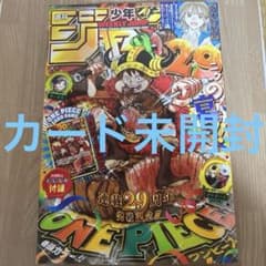 ワンピースカード 肉ルフィ 本誌付 ジャンプ33号 未開封 - メルカリ