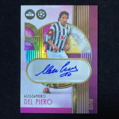 22-23 Topps DEL PIERO デルピエロ 直筆サイン 50シリ Alessandro del Piero Topps Deco /50 Auto - メルカリ