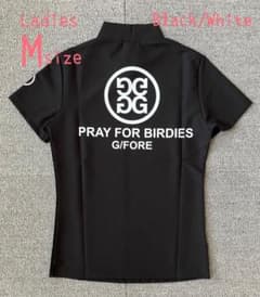 G/FORE ジーフォア Mサイズ レディース モックネックT-シャツ ブラック