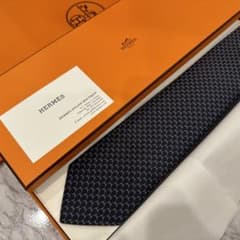 みずき様専用◾️【新品・未使用】エルメス シルクツイルタイ8cm イラリオのサムネイル