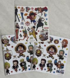 ONE PIECE シールステッカー 3シートセットのサムネイル
