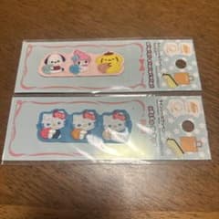 サンリオキャラクターズ ハローキティ ラインシールワッペン 2種のサムネイル