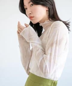LOWRYS FARM チュールハイネックLSのサムネイル