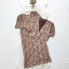 Leilian*レリアン　総レースワンピース×ボレロ　大きいサイズ13+ Leilian*レリアン 総レースワンピース×ボレロ 大きいサイズ13+ - メルカリ