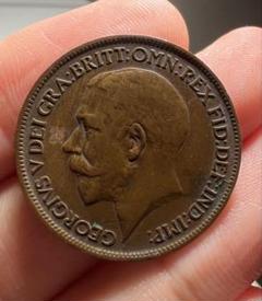 【希少】エラーコイン？イギリスハーフペニー1918 imgrc0129291535.jpg