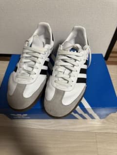 adidas Samba シューズ ホワイト/ブラック/グレー25,5のサムネイル