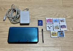 최종 가격 인하 닌텐도 3DS 아쿠아 블루 (생산 종료) 본체 & 3DS 카세트 8 개 포함