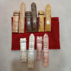 18mm Cartier カルティエ 純正 交換用 革ベルト クロコ カイマン