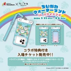 영화 치이카와 인어의 섬의 비밀 하와이안즈 한정 참신 방적 케이스