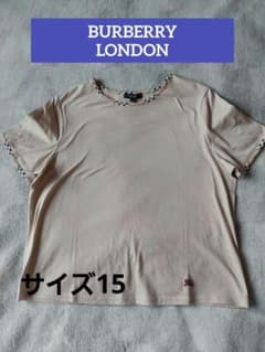 ✨美品✨BURBERRYLONDON ベージュ 半袖Tシャツ 15